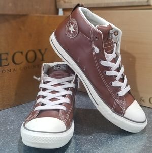 Leather Converse Chuck Taylors
